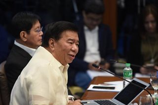 'Know when to quit,' says Drilon on why he is not running in this year's elections