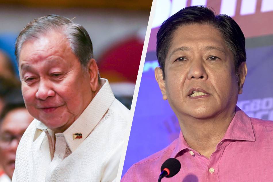Buhay party-list representative Lito Atienza and former senator Ferdinand Marcos Jr. Jonathan Cellona, ABS-CBN News/Handout, Ferdinand Marcos Jr's Office