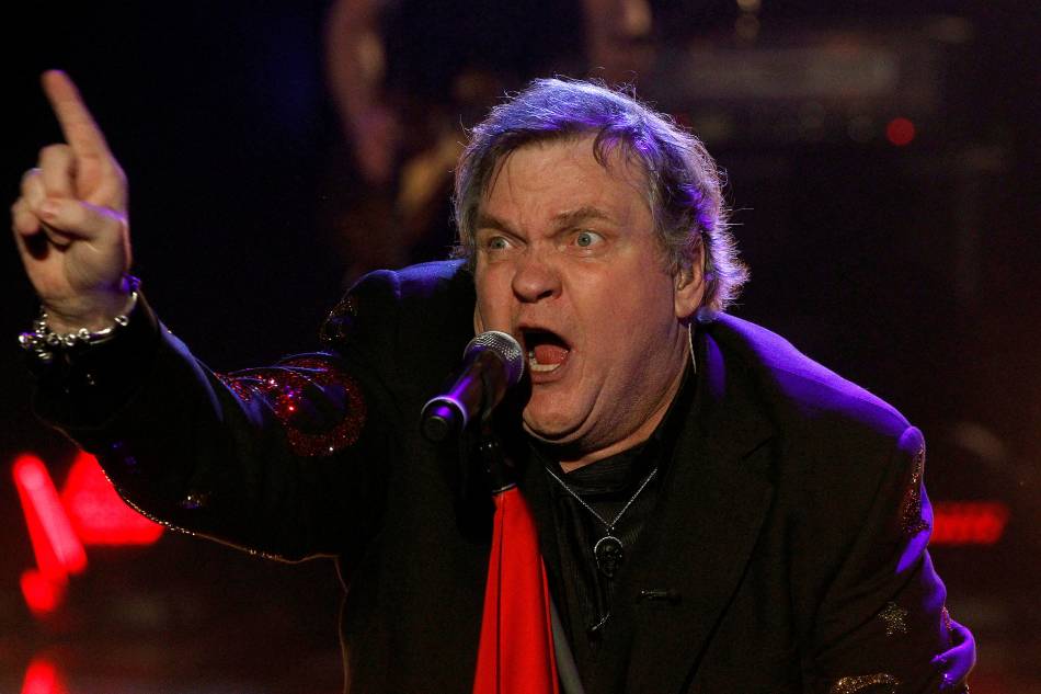 Singer Meat Loaf performs during the German game show 