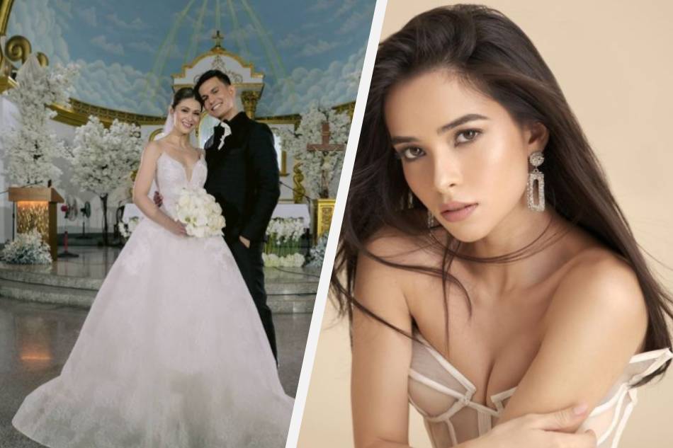 Kelley Day (right) denies being involved in the supposed marital woes of her former co-star Tom Rodriguez and his wife Carla Abellana. Instagram: @teampatdy, @itskelleyday