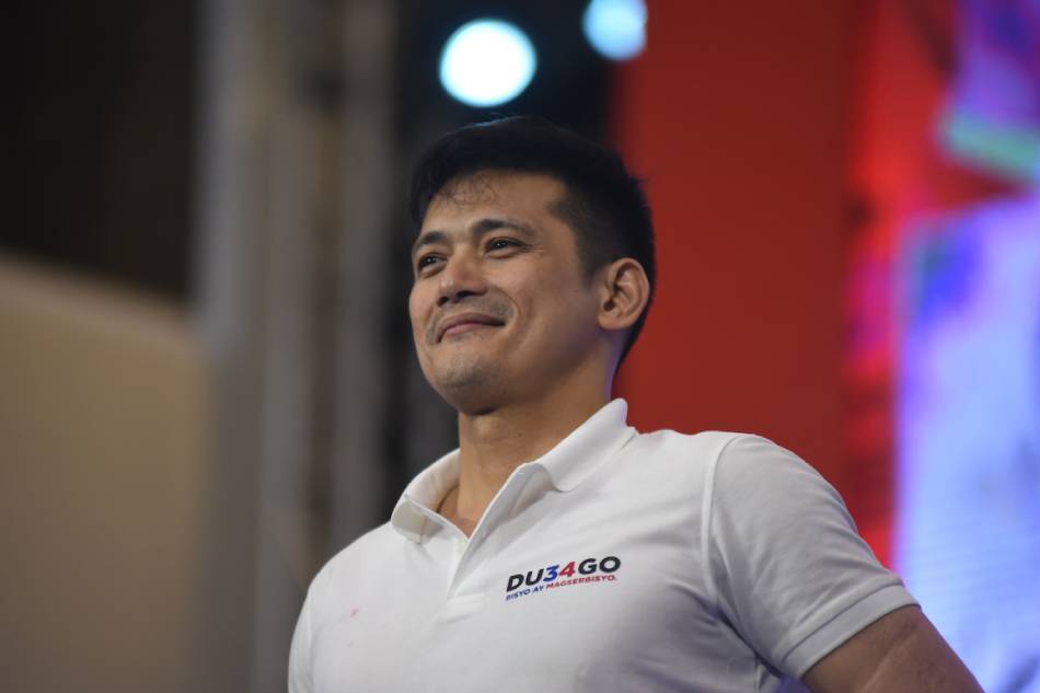 Actor Robin Padilla during the PDP-Laban campaign sortie held at the Marikina Hotel and Convention Center on March 20, 2019. George Calvelo, ABS-CBN News