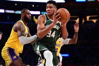 NBA: Giannis pours in 44 as Bucks dominate Lakers