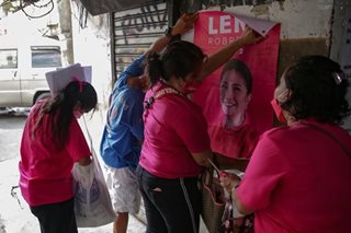Robredo supporters ask SC to stop Comelec's Oplan Baklas