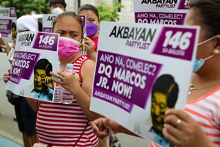 Akbayan urges Comelec to act on resolution of Marcos DQ case
