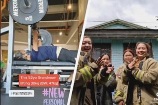 'Fitspiration' lola, babaeng fire volunteer bida sa social media