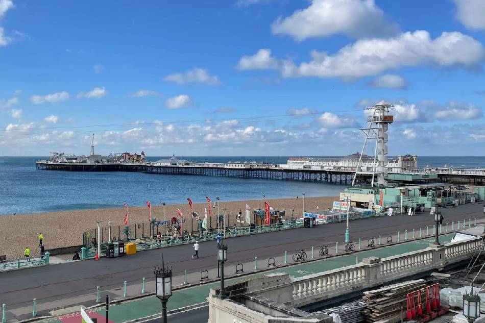 A view of Brighton Pier. Damon Darlin, KHN