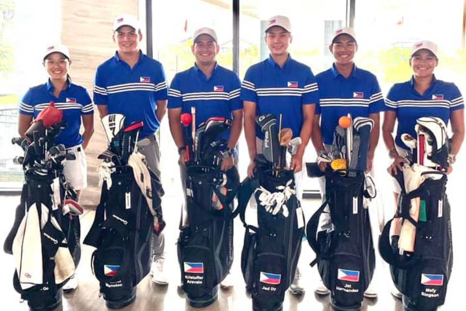 The Philippine national golf team. Photo courtesy of the NGAP.
