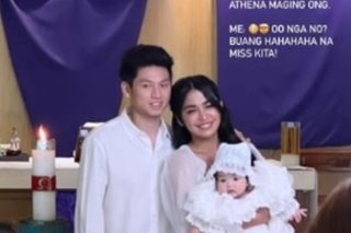 Riva Quenery's daughter gets baptized
