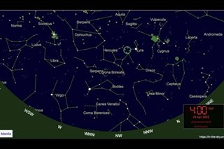 Lyrids meteor shower to peak Friday night: PAGASA