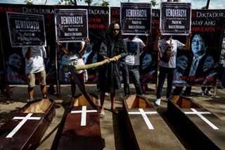 Protesters remember Manila Film Center tragedy, debt