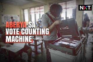 Aberya sa vote counting machines 