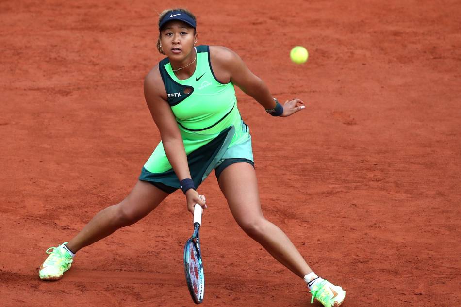 Naomi Osaka of Japan plays Amanda Anisimova of the USA in their women’s first round match during the French Open tennis tournament at Roland ​Garros in Paris, France, 23 May 2022. Martin Divíšek, EPA-EFE