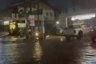 Flashflood naranasan sa ilang parte ng Pampanga