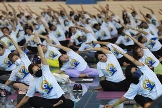 Pinoys celebrate International Day of Yoga