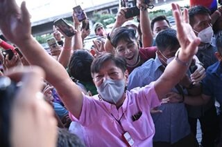 Marcos returns to Cavite, gives thanks for 1M votes