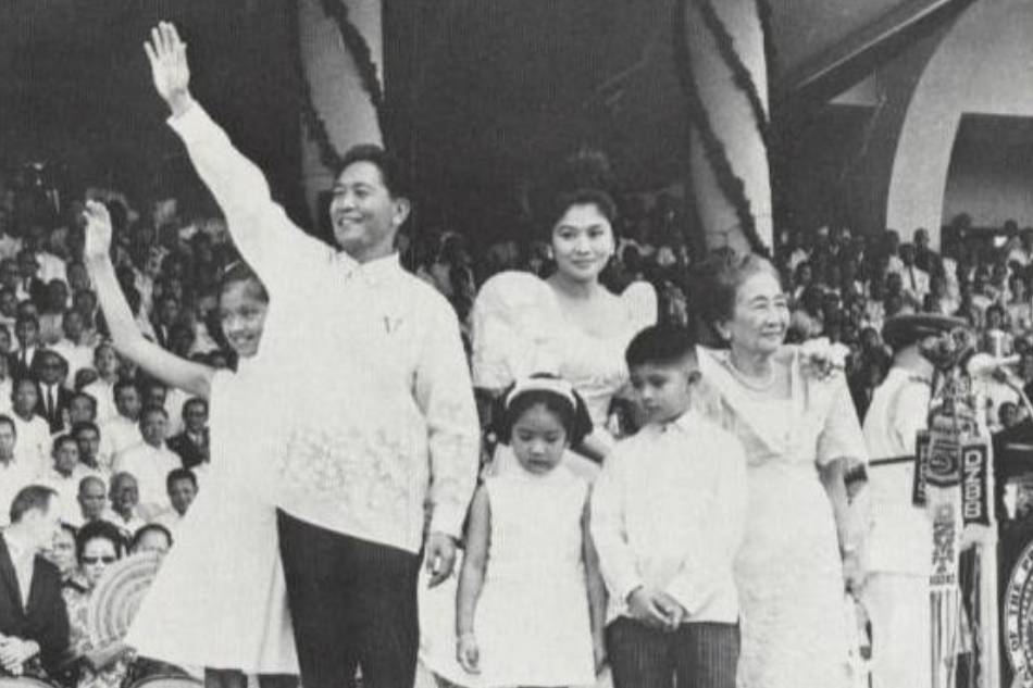 First inauguration of President Ferdinand Marcos held at the Quirino Grandstand, Manila, December 30, 1965. Photo released by Presidential Library and Museum