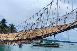 Hanging bridge, bumigay sa Oriental Mindoro