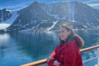 Karen Davila goes on Arctic Norway vacation with family