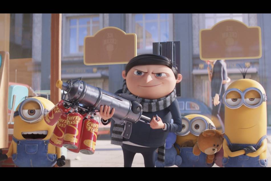 A scene from 'Minions: The Rise of Gru.' Handout