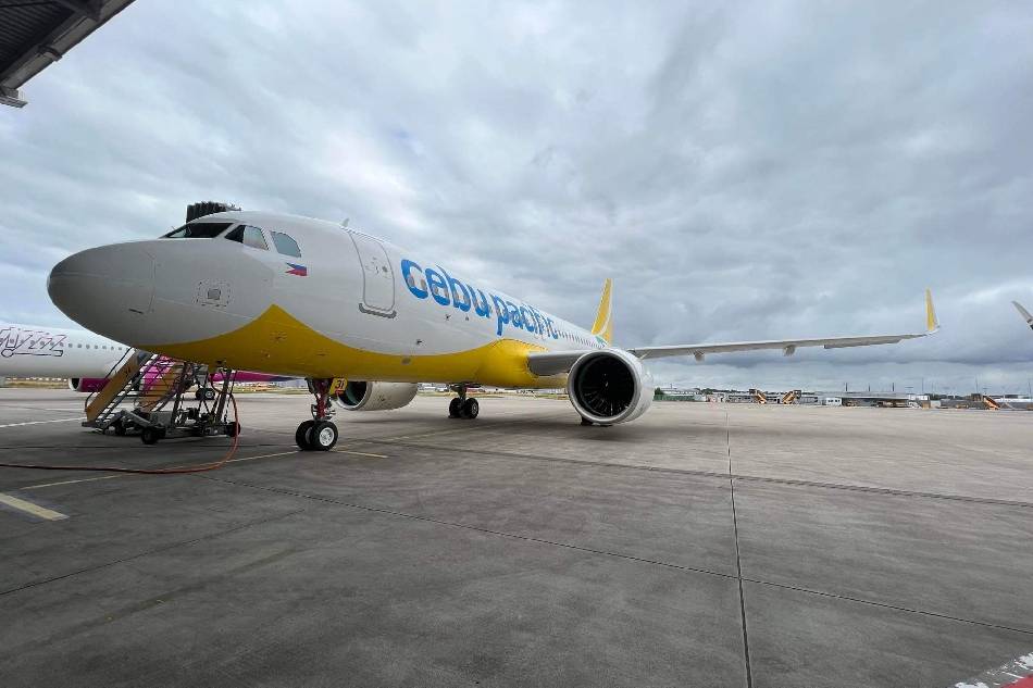 Cebu Pacific's new Airbus A320NEO Handout.