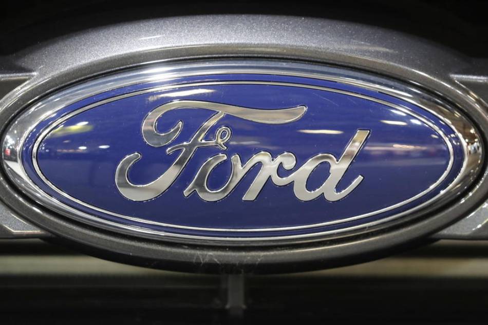 The Ford logo on a vehicle. Toms Kalnins, EPA-EFE