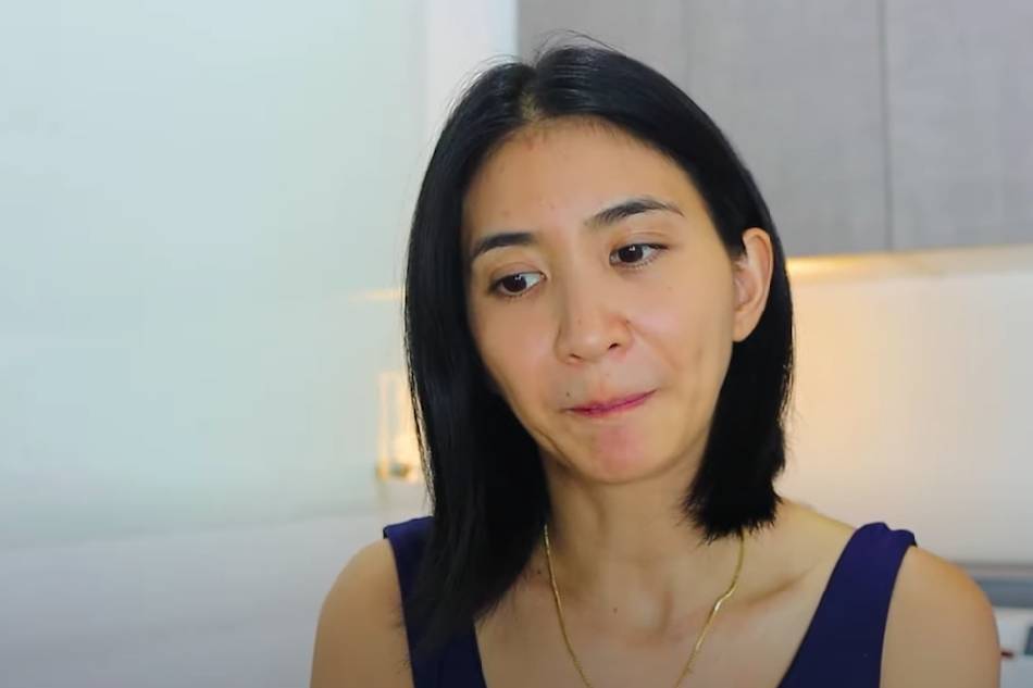 Screengrab from the YouTube video of Rica Peralejo