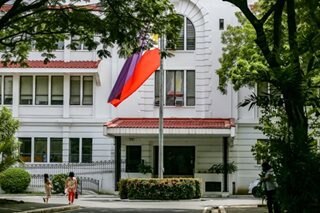 Philippine flag flies at half-mast to honor FVR