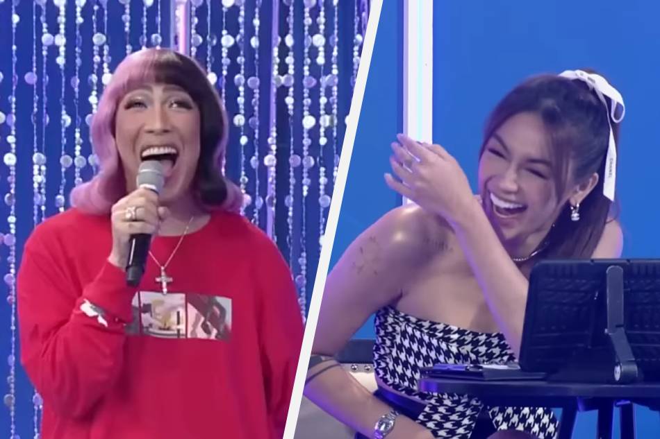Vice Ganda asks Zeinab Harake a question pertaining to an ex-partner, in the Tuesday episode of ‘It’s Showtime.’ ABS-CBN