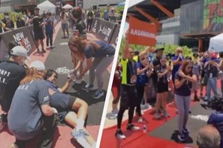 PANOORIN: Nakakakilig na proposal sa duathlon sa Pampanga
