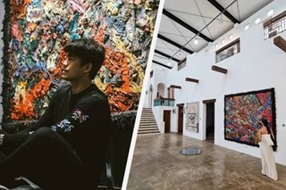 JC Intal's artwork on display at Pinto Art Museum
