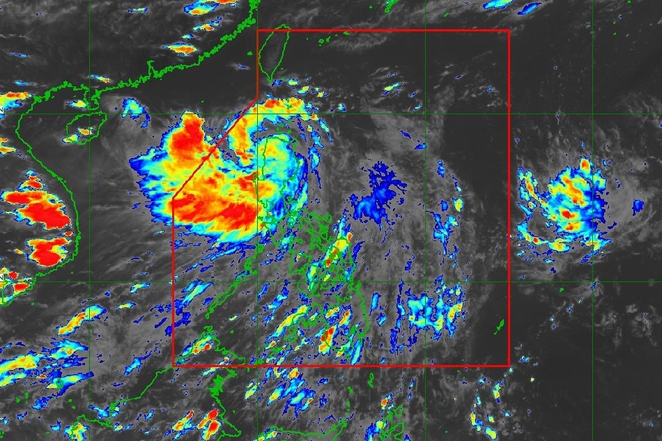 This PAGASA image shows the location of severe tropical storm Florita at 4:30 p.m. Tuesday
