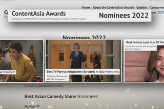 Kapamilya network may 3 nominasyon sa ContentAsia Awards