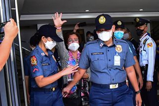 De Lima attends hearing at Muntinlupa RTC