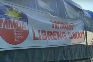 MMDA launches Libreng Sakay in Quezon City