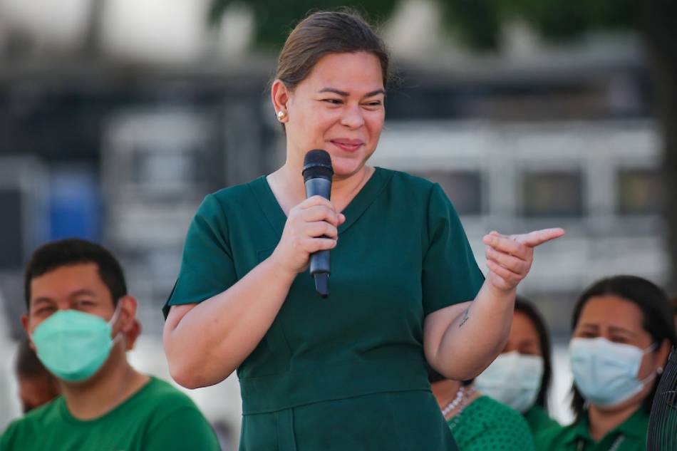 Vice President and Education Secretary Sara Duterte. George Calvelo, ABS-CBN News/File