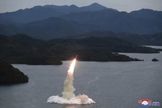 North Korea conducts missile launch training test