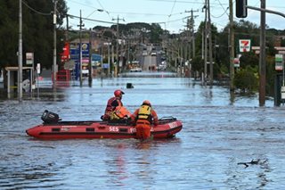 It floods Down Under
