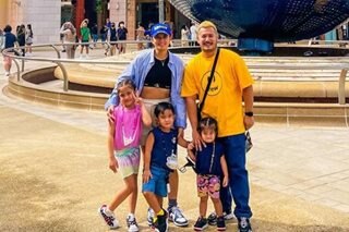 John Prats, family visit Universal Studios in Singapore