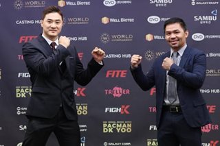 Pacquiao says exhibition fight 'my comeback to the ring'