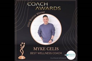 Pinoy life coach Myke Celis bags bronze in Coach Awards