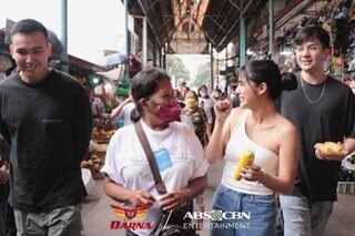 LOOK: 'Darna' stars surprise mais vendor in Marikina