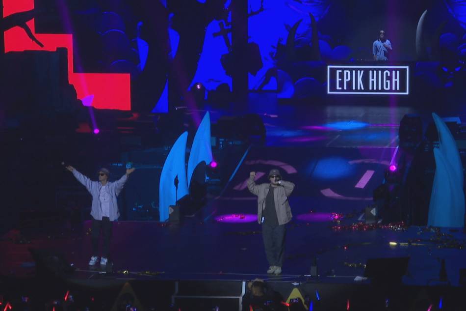 Korean hip-hop trio Epik High performed at Hallyuween 2022 at the SM Mall of Asia Arena last October 29, 2022. ABS-CBN News