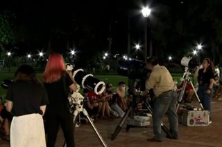 Lunar eclispe tinutukan