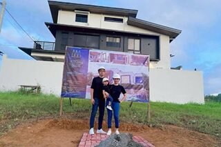 Ryza Cenon, partner start building dream family home