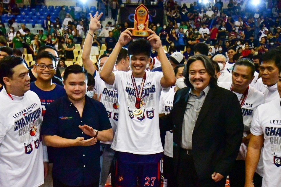 NCAA: Hard Work, Patience Pay Off For Finals MVP Caralipio | ABS-CBN News