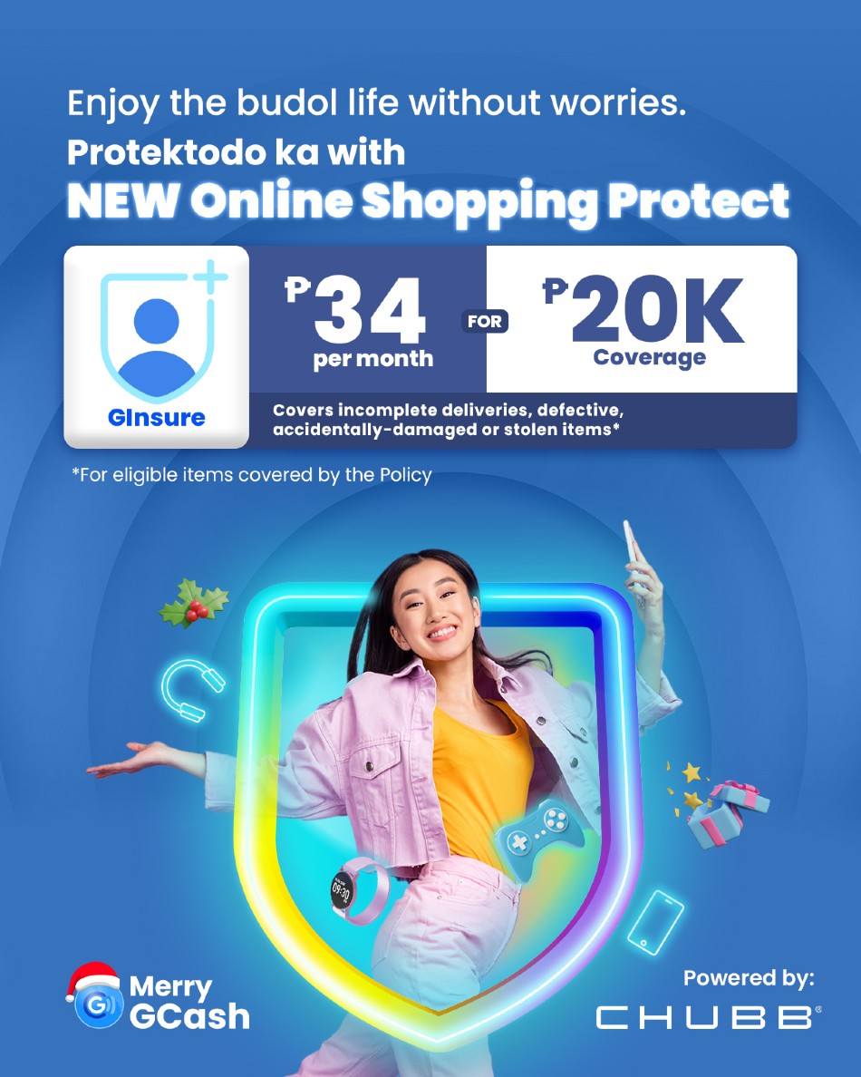 Protect your online purchases with GCash's Online Shopping Protect. Photo source: GCash