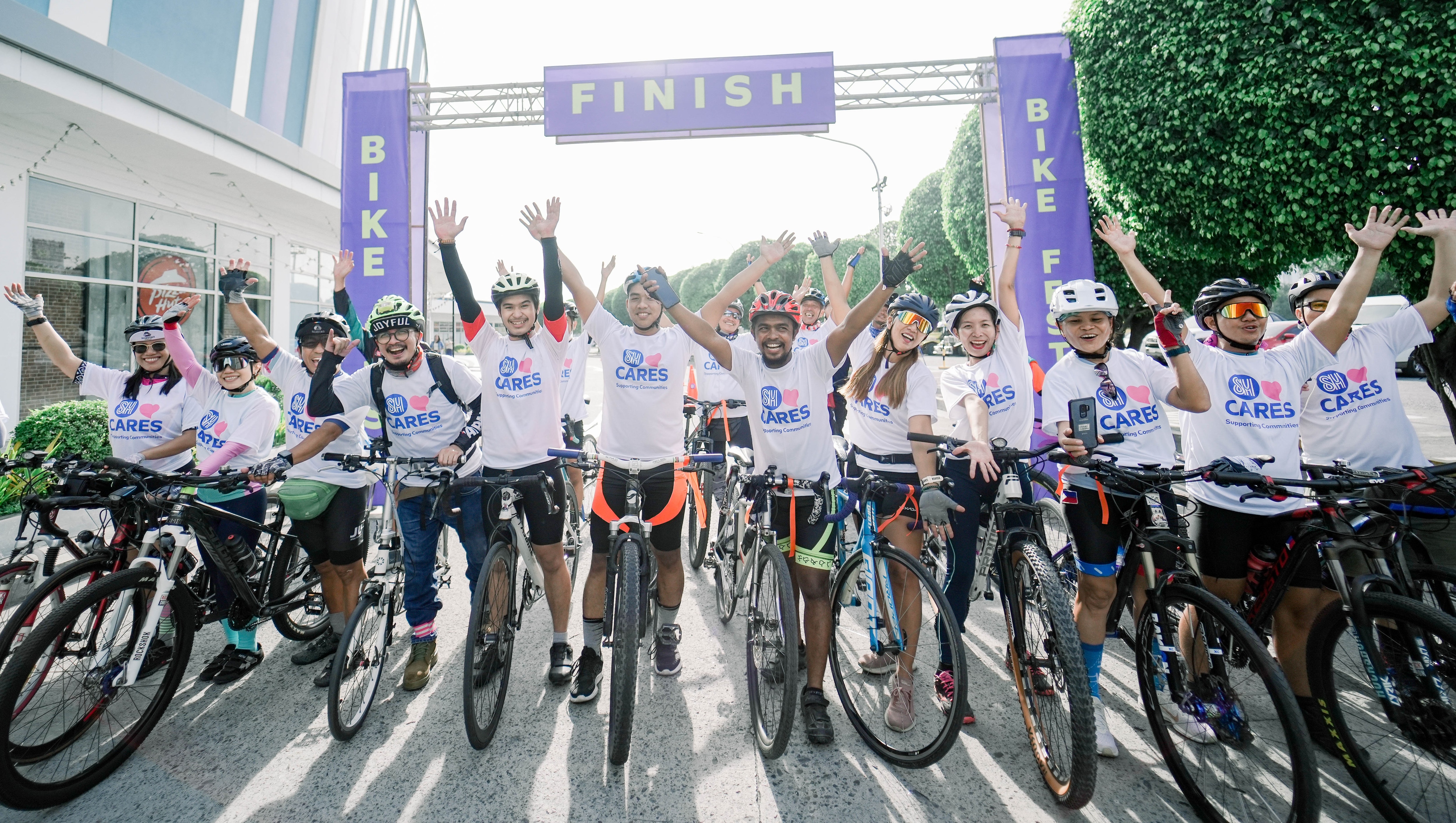 Cyclists celebrate World Bicycle Day at SM City Clark. Photo source: SM Prime Holdings
