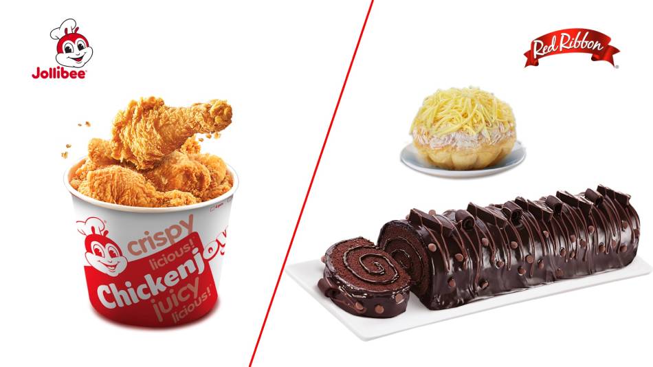 Jollibee Group celebrates 45 years with strong partnerships, selecting only top quality suppliers like San Miguel Foods to source ingredients like flour for Red Ribbon's Triple Chocolate Roll and Cheesy Ensaimada and the poultry for Jollibee's Chickenjoy. Photo courtesy of Jollibee Group