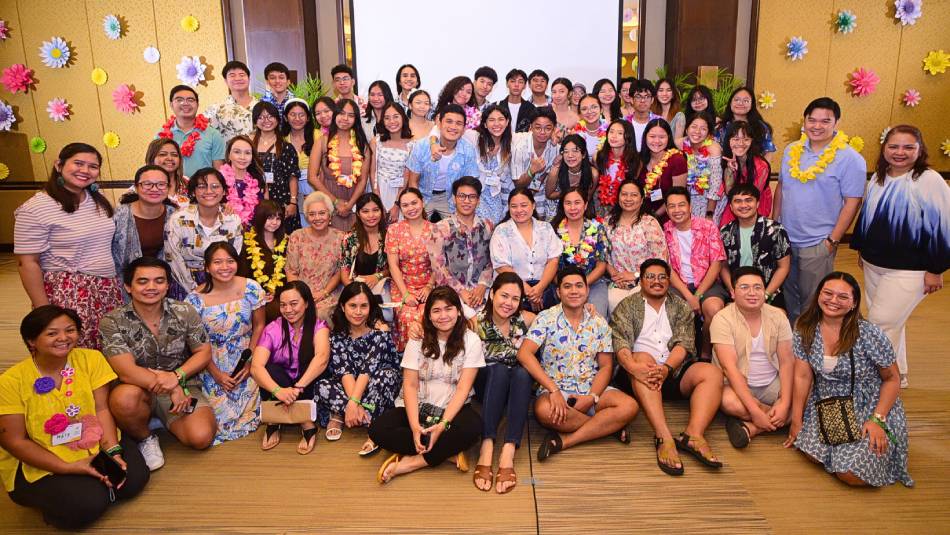 Thirty students from Metro Manila, introduced as Youth Ambassadors of the 
