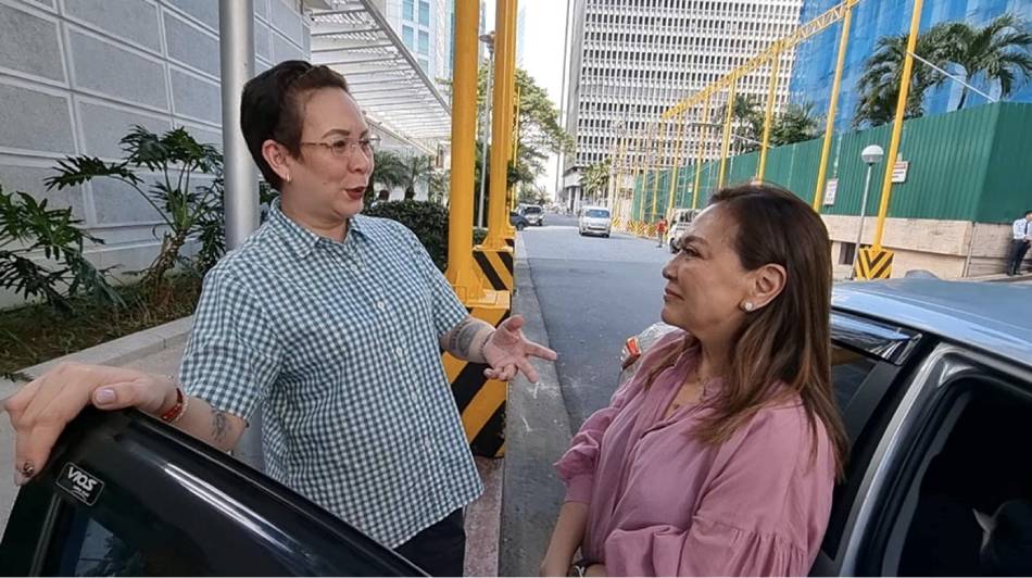 Melissa Buscaino-Redulla shares her experience as a lady Grab driver with My Puhunan host, Karen Davila. Screenshot source: My Puhunan